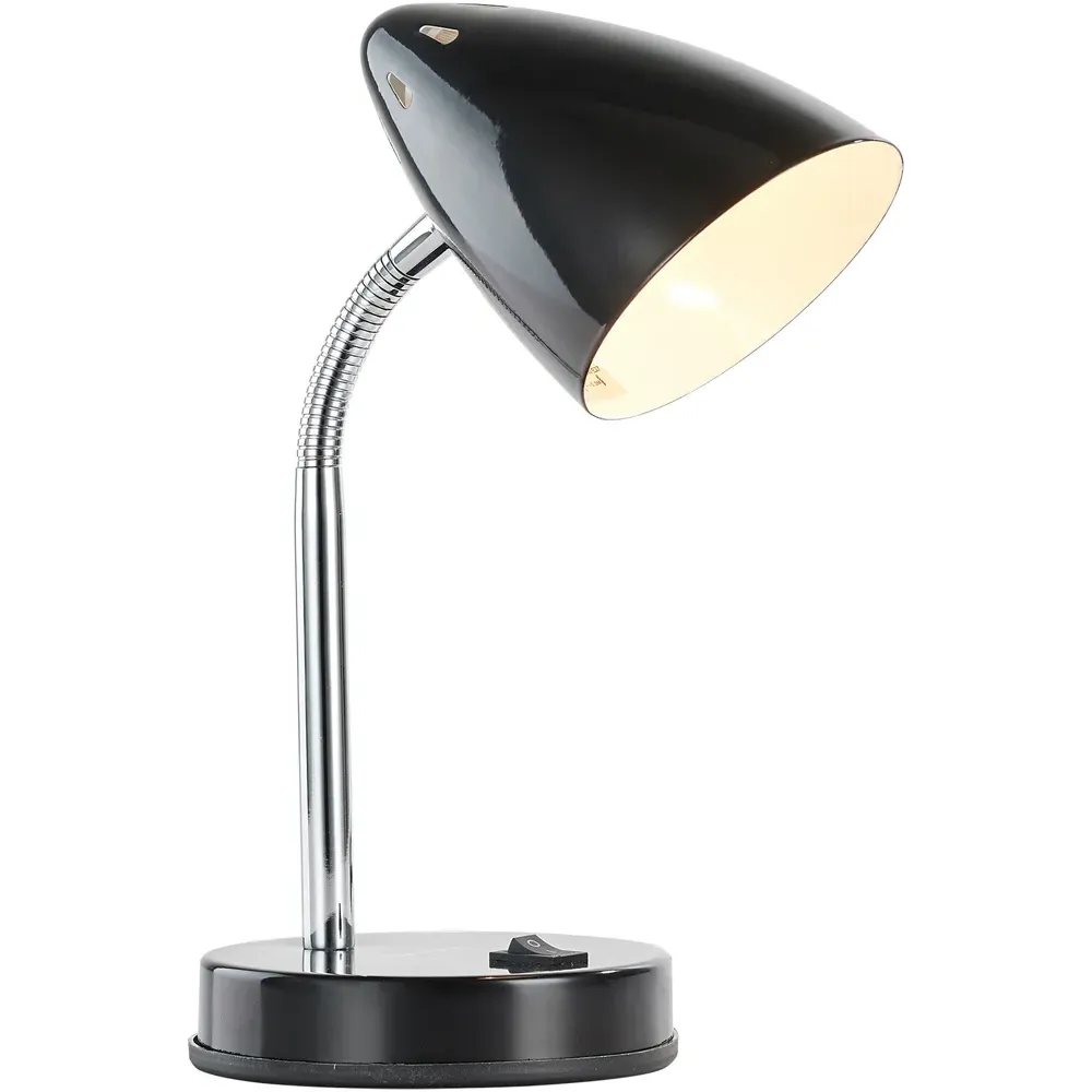 Cone Flexible Neck Desk Lamp - Black image