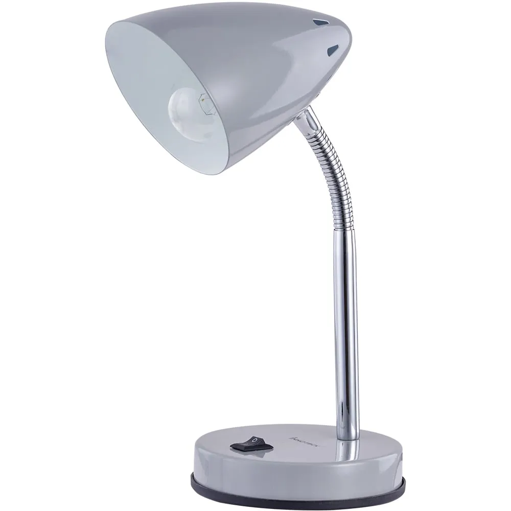 Cone Flexible Neck Desk Lamp - Grey