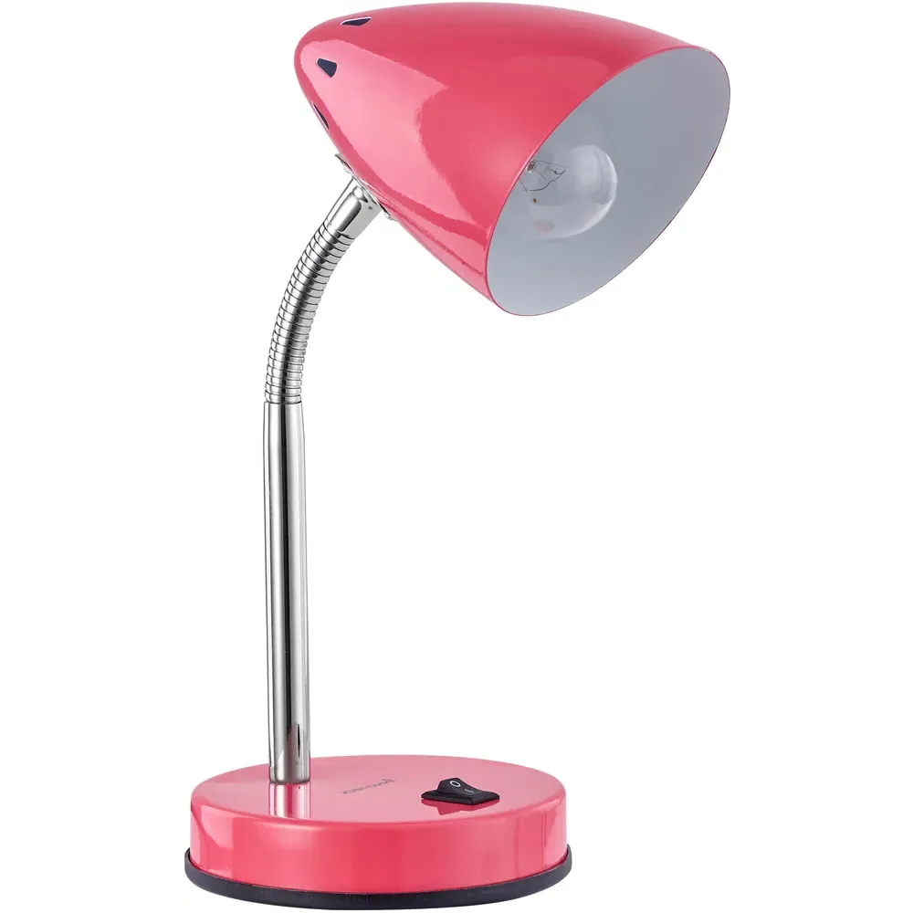 Cone Flexible Neck Desk Lamp - Pink