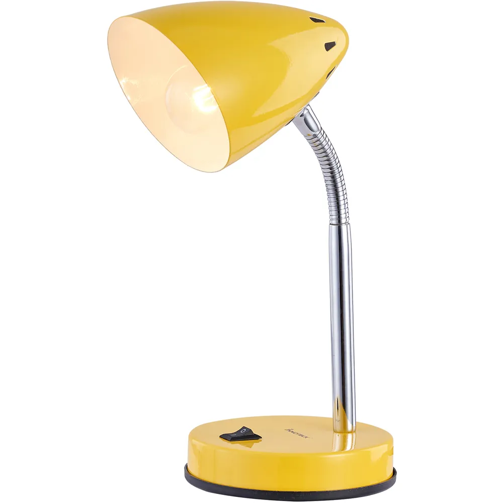 Cone Flexible Neck Desk Lamp - Yellow