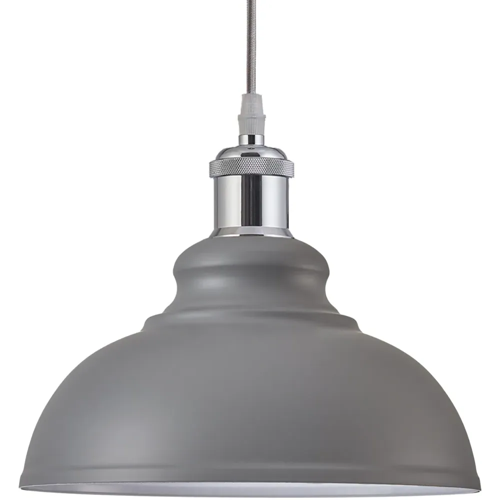 Dome Pendant Lamp Shade - Grey