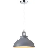 Dome Pendant Lamp Shade - Grey