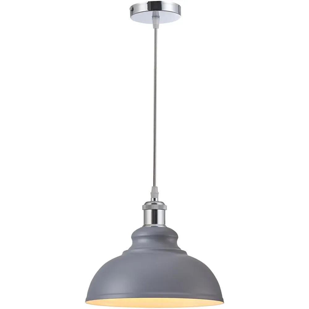 Dome Pendant Lamp Shade - Grey