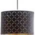 Drum Lamp Shade with Reflective Film - Black