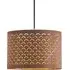 Drum Lamp Shade with Reflective Film - Brown