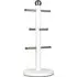 Essentials 6-Cup Mug Tree - White, Stainless Steel