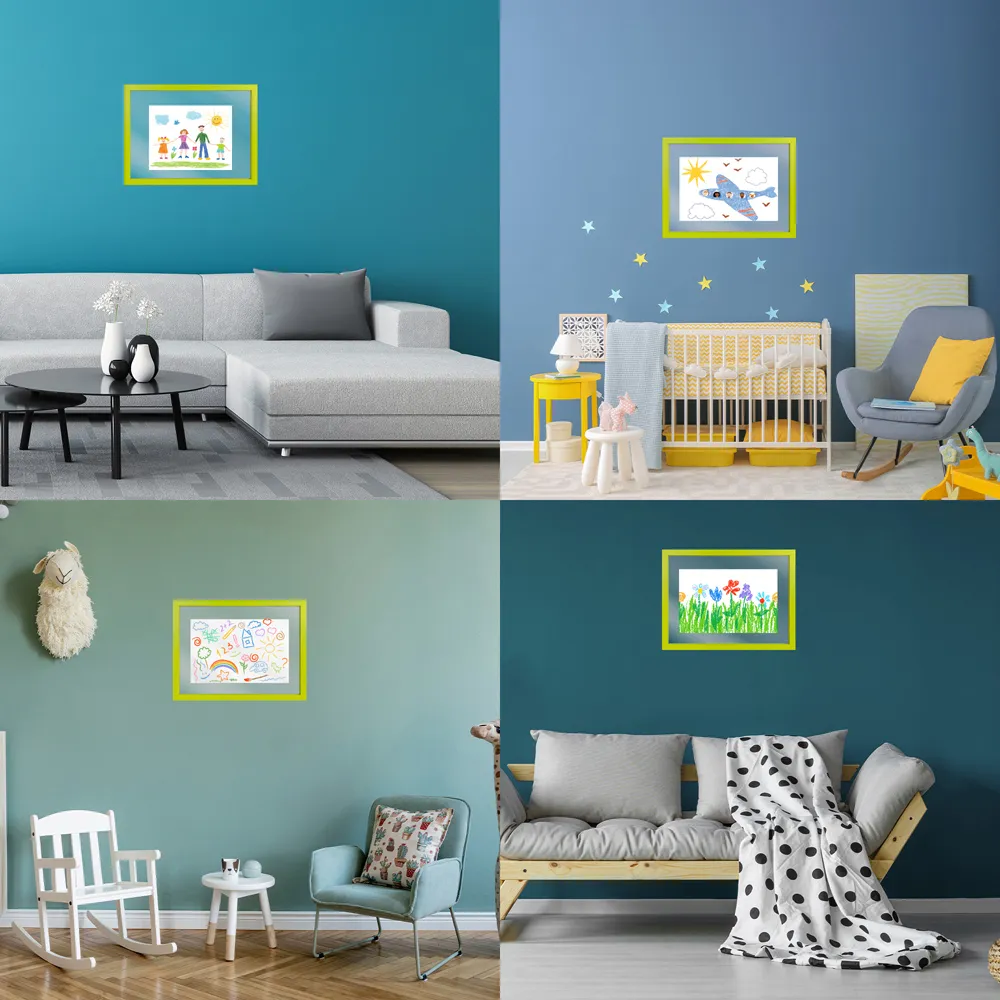 Essentials Children Artwork Gallery Photo Frame - Green