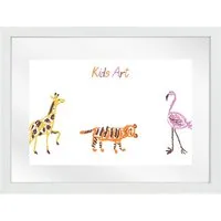 Essentials Children Artwork Gallery Photo Frame - White