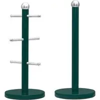 Essentials Paper Towel Holder - Green, Stainless Steel