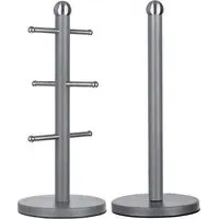 Essentials Paper Towel Holder - Grey, Stainless Steel