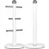 Essentials Paper Towel Holder - White, Stainless Steel