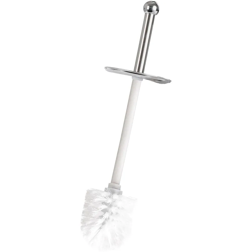 Essentials Toilet Brush and Holder - Grey, Matt