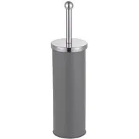 Essentials Toilet Brush and Holder - Grey, Matt