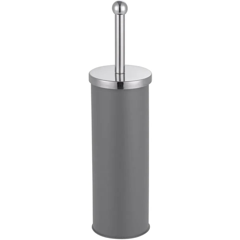 Essentials Toilet Brush and Holder - Grey, Matt image