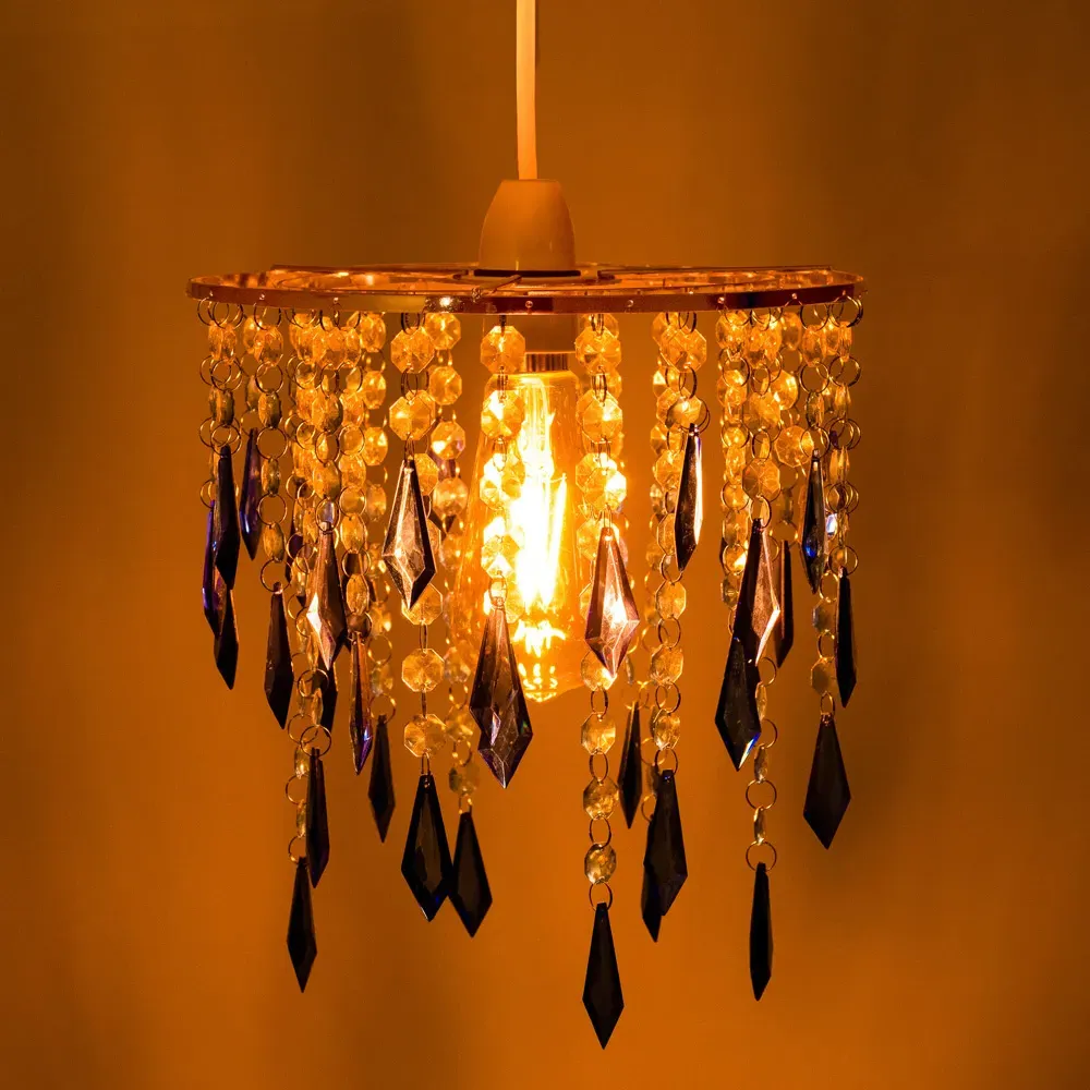 Ocean Blue Ceiling Chandelier Light - Acrylic