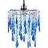 Ocean Blue Ceiling Chandelier Light - Acrylic