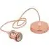 Rose Copper Ceiling Pendant E27 Lamp Holder - Brown