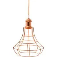 Rose Copper Ceiling Pendant Light Shade - Brown