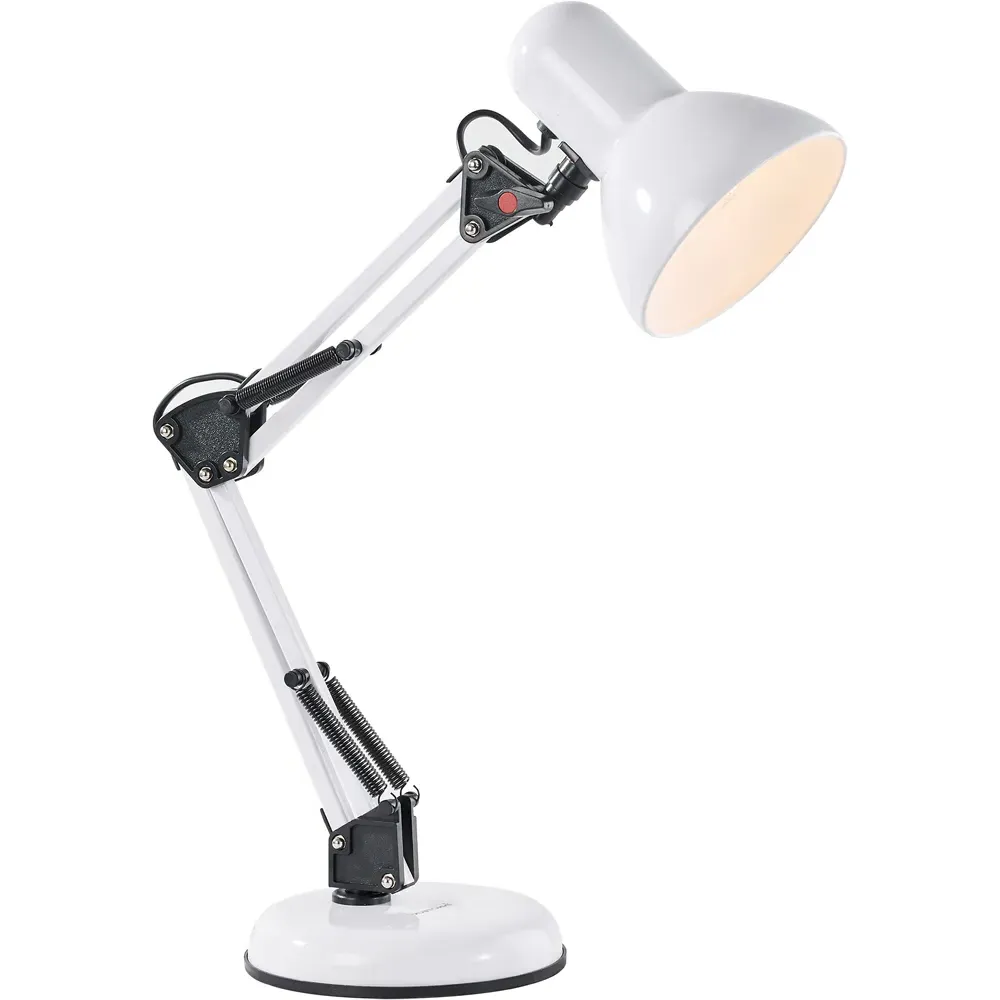 Swing Arm Desk Lamp - White