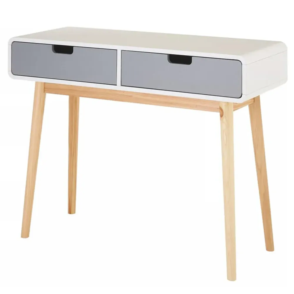 Milo 2 Drawer Console Table - Multi, Pine