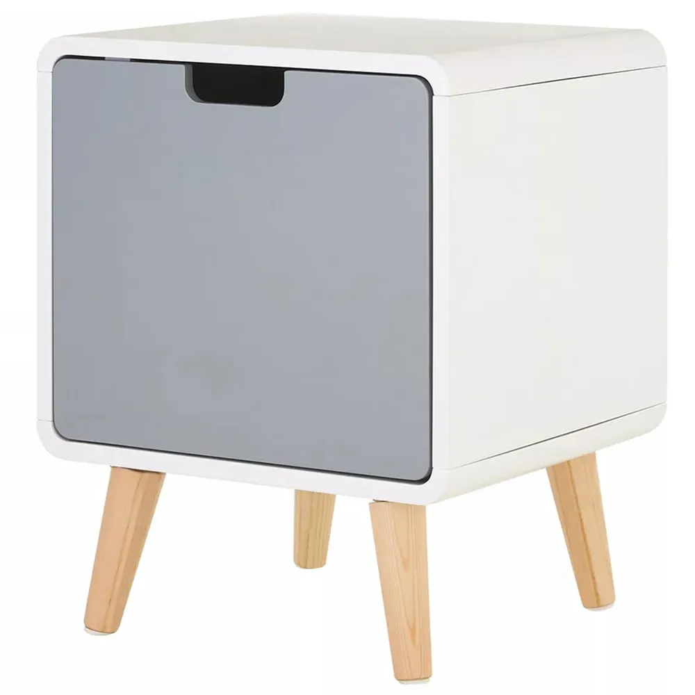 Milo Single Door Cabinet - Multi, Pine