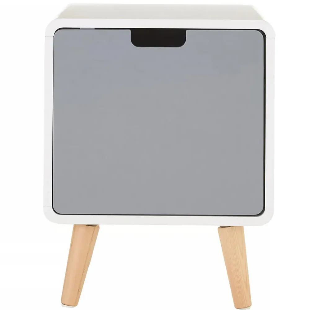 Milo Single Door Cabinet - Multi, Pine