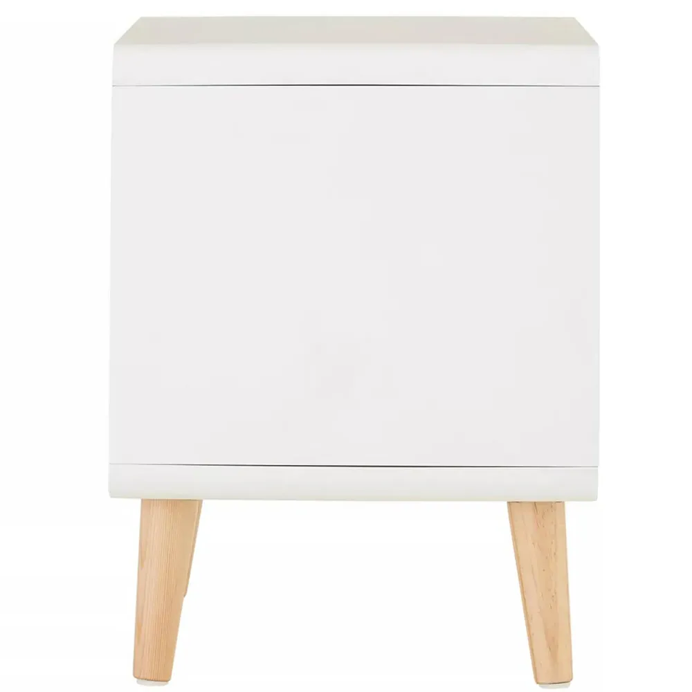 Milo Single Door Cabinet - Multi, Pine