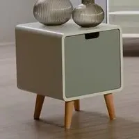 Milo Single Door Cabinet - Multi, Pine