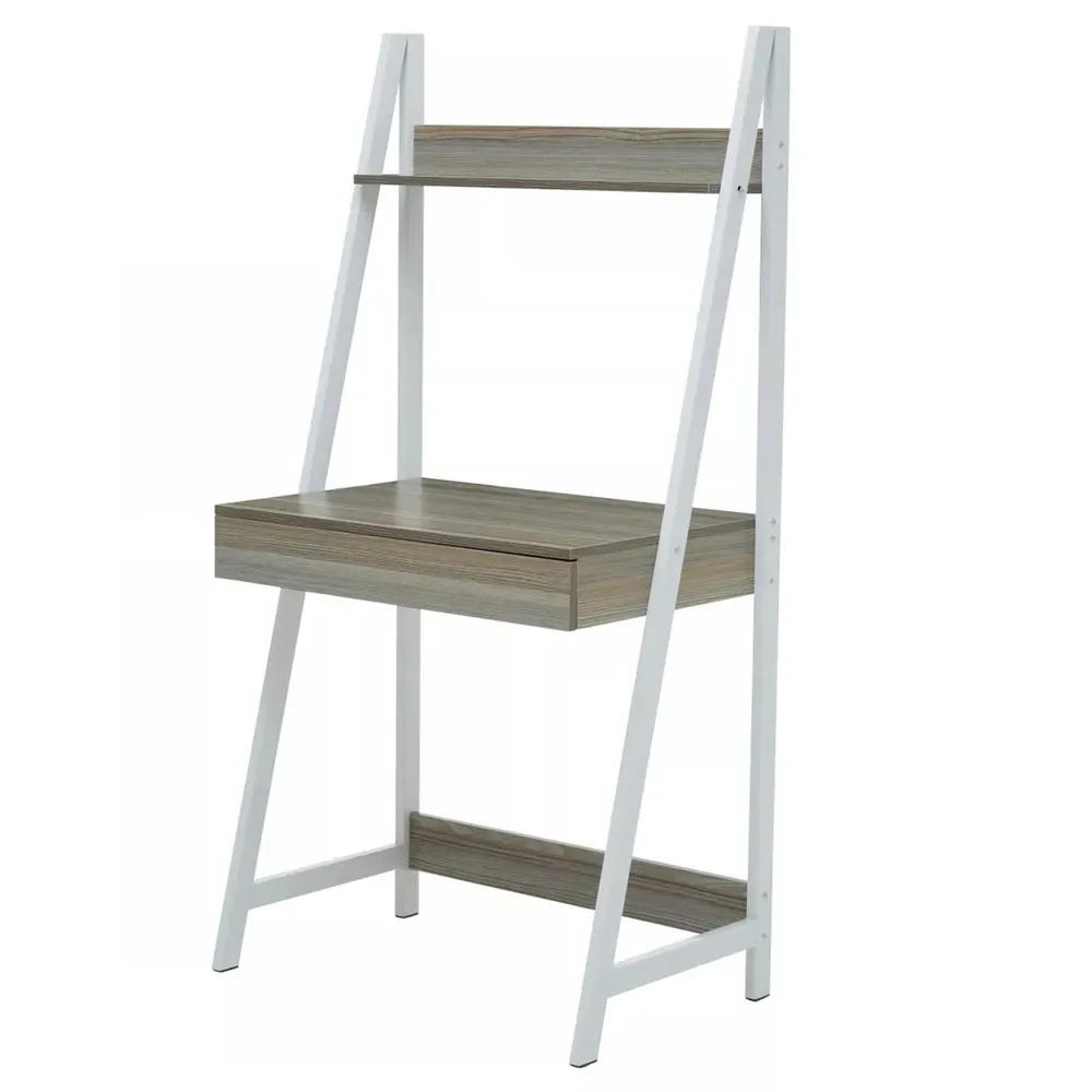 Premier Housewares Bradbury Desk with Storage - Light Oak