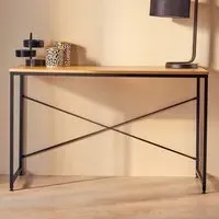 Premier Housewares Laxton Rectangular Desk - Yellow