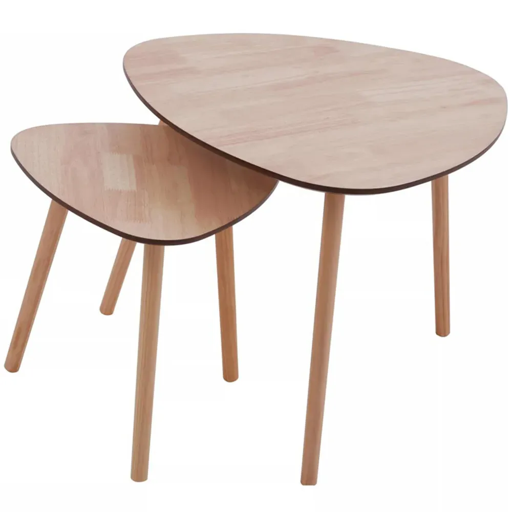 Rostok Nest of Tables Set of 2 - Multi, Wood