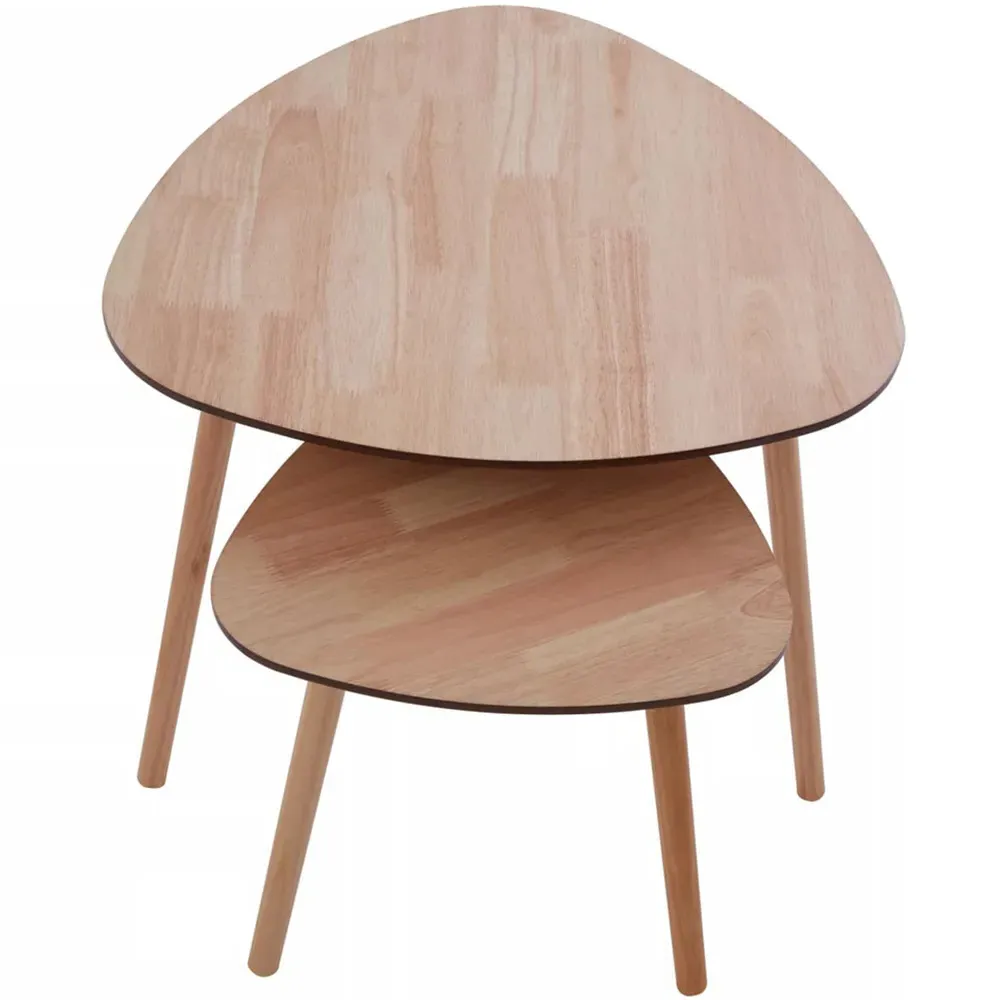Rostok Nest of Tables Set of 2 - Multi, Wood
