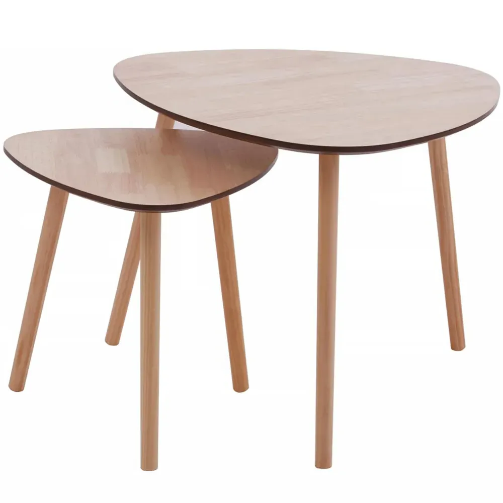 Rostok Nest of Tables Set of 2 - Multi, Wood