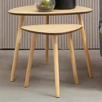 Rostok Nest of Tables Set of 2 - Multi, Wood