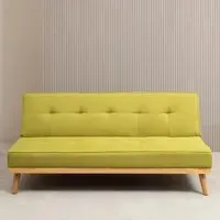 Stockholm 3-Seater Sofa Bed - Green, Linen