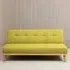 Stockholm 3-Seater Sofa Bed - Green, Linen