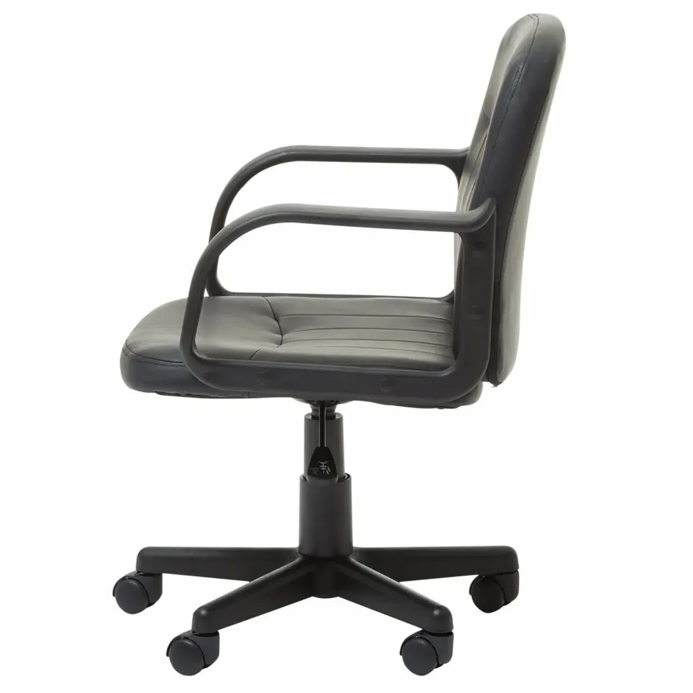 Swivel Office Chair - Black, PU