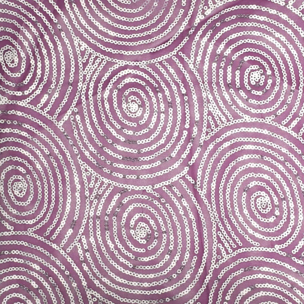 Akasha Sequin Filled Cushion 2 Pack - Purple