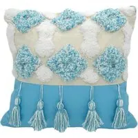 Alta Tufted Filled Cushion 2 Pack - Blue