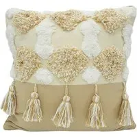 Alta Tufted Filled Cushion 2 Pack - Cream