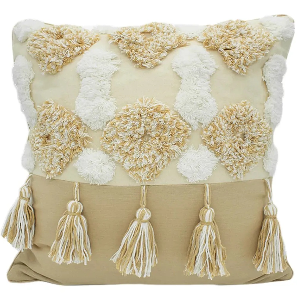 Alta Tufted Filled Cushion 2 Pack - Cream