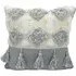Alta Tufted Filled Cushion 2 Pack - Grey