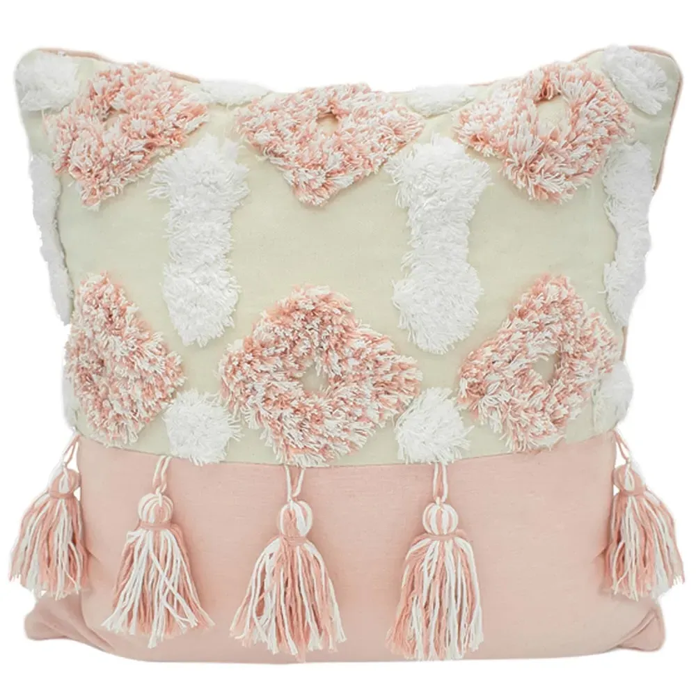 Alta Tufted Filled Cushion 2 Pack - Pink