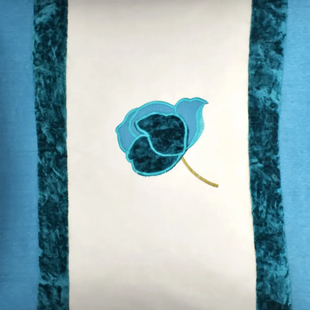 Amelia Filled Cushion 2 Pack - Teal, Velvet