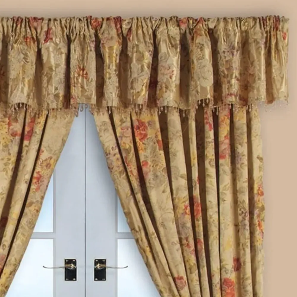 Anastasia Lined Curtains 168x189cm - Multi