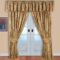 Anastasia Lined Curtains 168x189cm - Multi