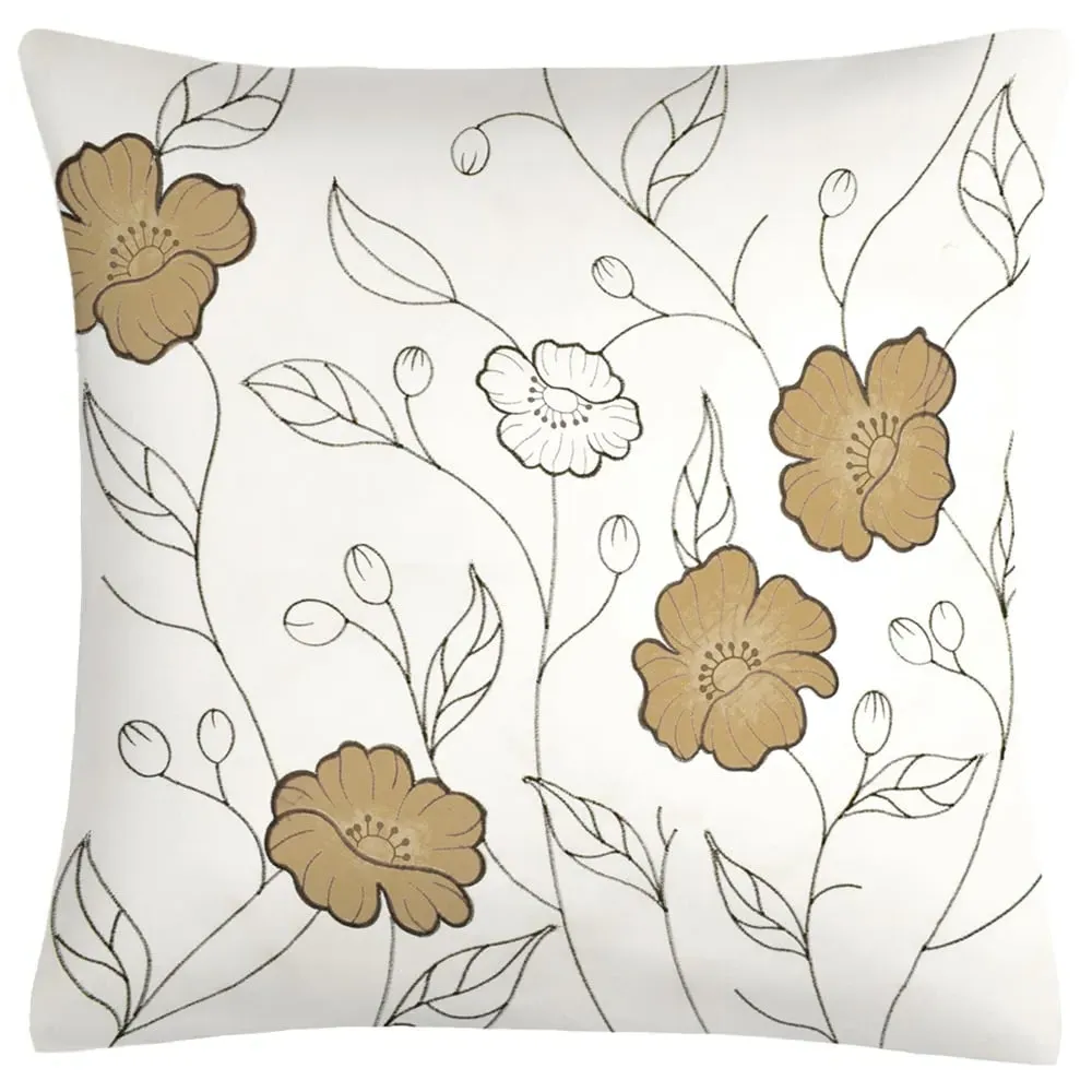 Arial Large Filled Cushion 2 Pack - Cream