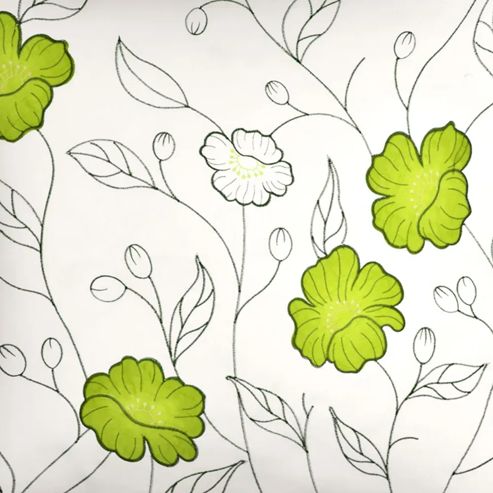 Arial Large Filled Cushion 2 Pack - Green