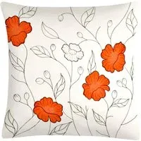 Arial Large Filled Cushion 2 Pack - Orange