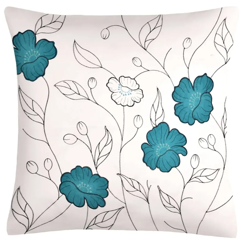 Arial Small Filled Cushion 2 Pack - Blue image